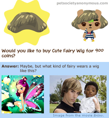 Fairy Wig in Pet Society